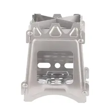 Portable Outdoor Firewood Stove Card Oven 304 Stainless Steel Fishing Stove Camping Direct-fired Furnaces WS009S