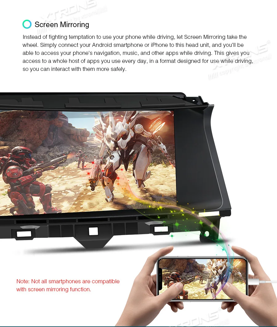 XTRONS " Встроенный DSP новейший Android ips экран навигационный мультимедийный плеер Подходит для HONDA Accord 2008-2012 полный RCA без DVD