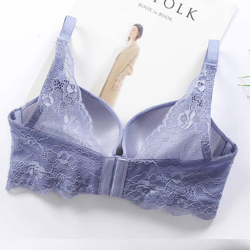 Lace Sexy no steel ring no trace bra
