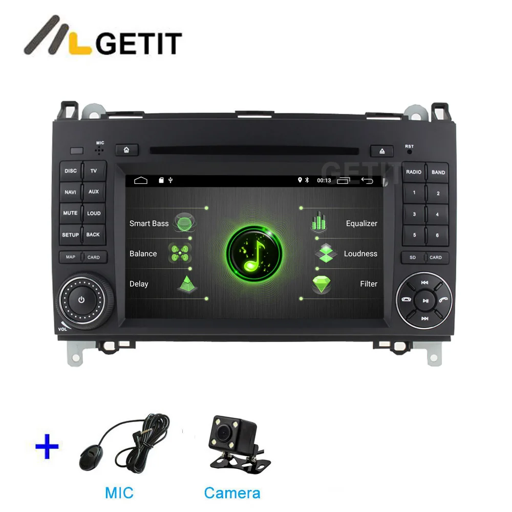 DSP 64G PX6 Android 9,0 автомобильный DVD мультимедиа радио gps для Mercedes Benz B200 W169 W245 Viano Vito W639 Sprinter W906 - Цвет: DSP 2G CAMERA