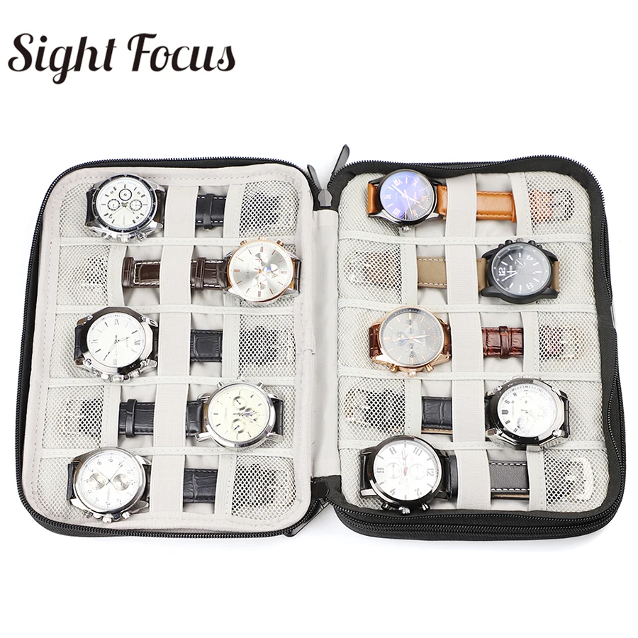 18 Slots Travel Jewelry Box Watches Bag for Apple Watch Band Strap Holder