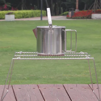 

1PC Stainless Steel BBQ Rack Mini Foldable Barbecue Grill Simple Barbecue Rack Outdoor Barbecue Grill 32x25x18CM/16x18x12CM