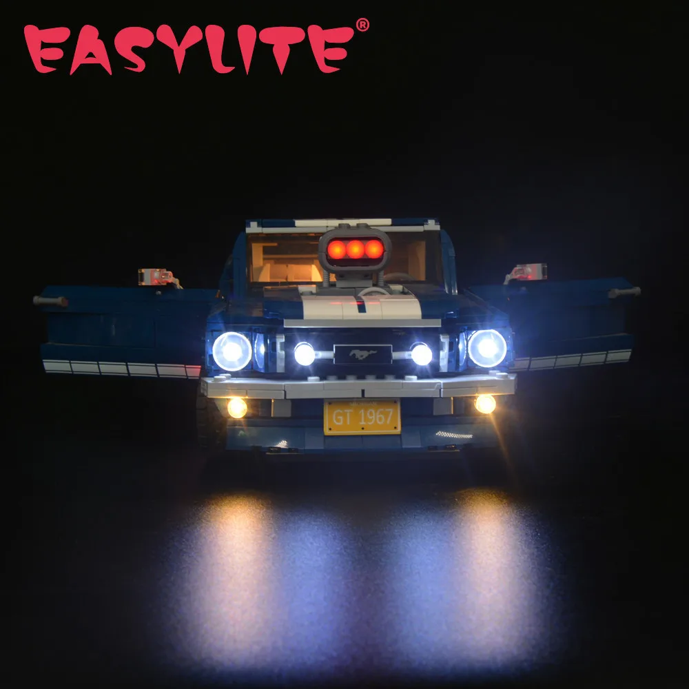 

EASYLITE LED Light Set For 10265 Mustang Compatible With 21047 DIY Toys Blocks Bricks Only Lighting Kit Not Include Model