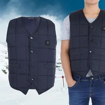 

Back Support 6 Size Smart Heated USB Charge Sleeveless Vest Jacket Body Heating Vest Jacket Coat Therapy