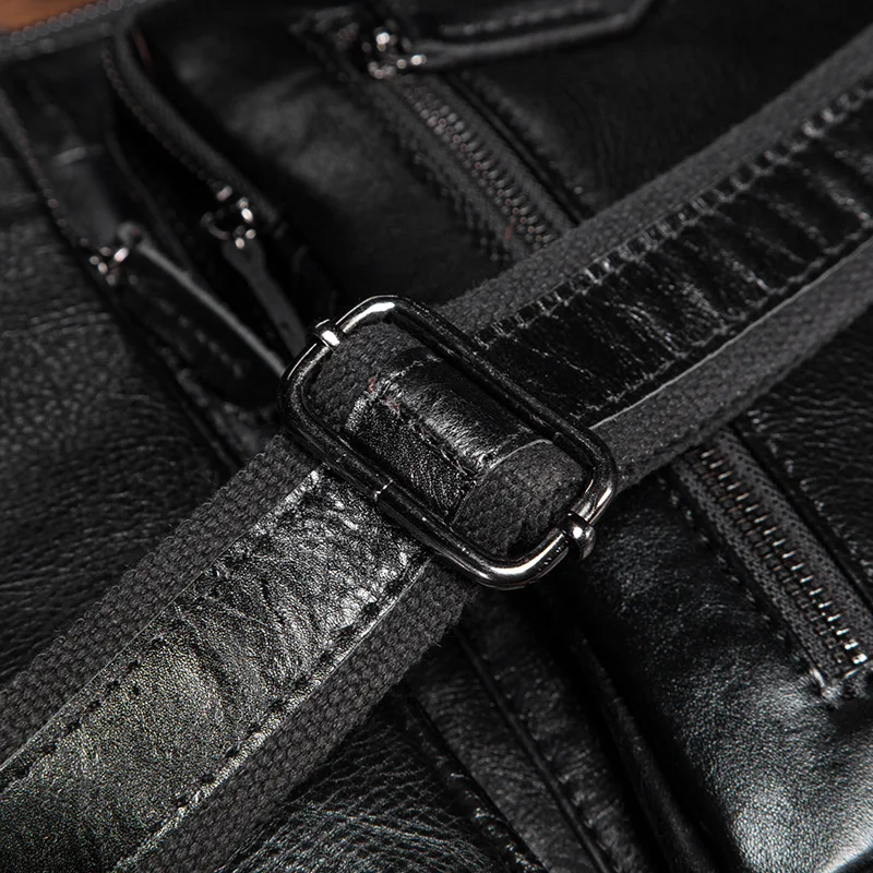 Винтажный Мужской рюкзак из натуральной кожи Rugzak Mannen Plecak Skorzany Mochila Masculina Luxo Couro legimo Impermeavel