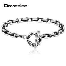 6 мм браслет из нержавеющей стали для мужчин и женщин Уникальный тумблер простой металлический Роло цепочка из звеньев ювелирные изделия 8-11 дюймов LTBS008