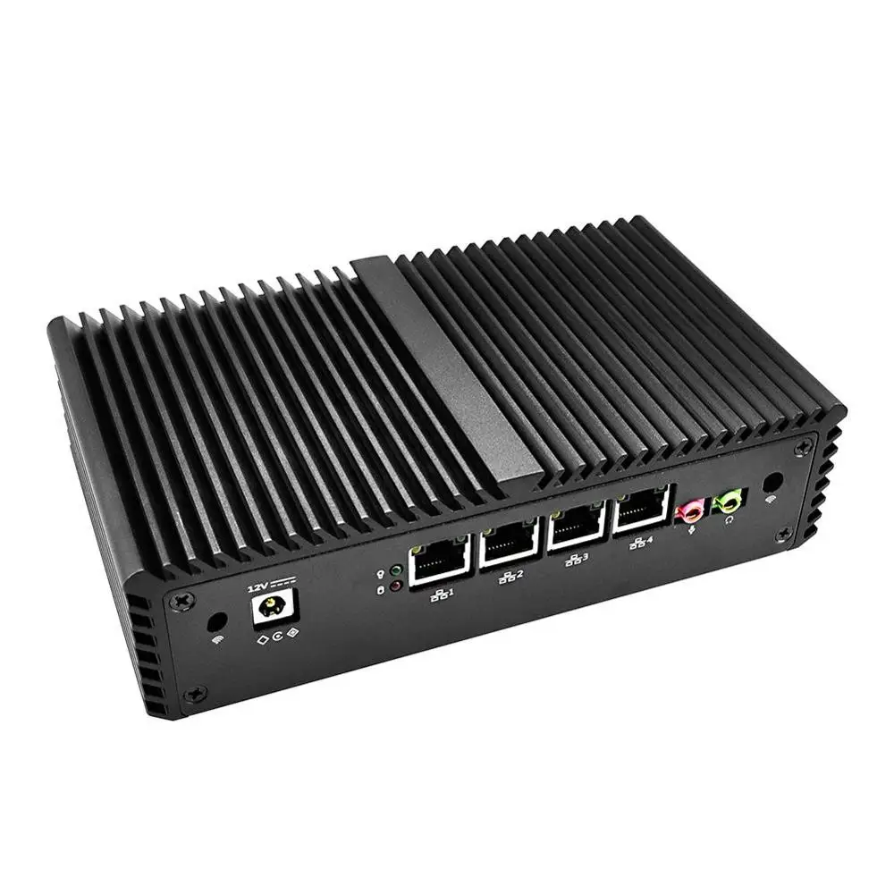 

Mini PC Celeron Linux Pfsense 4 Ethernet LAN Ports Router 2955U Dual Core 1.4GHZ Firewall Network Server EU Plug