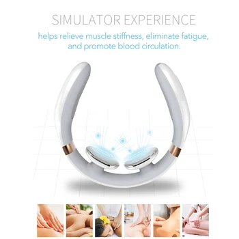 

Neck Massager Intelligent Neck Therapy Instrument Remote Control Household Multifunctional Pain Relief Tool Cervical Massager