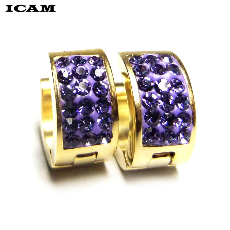 ICAM/простые милые маленькие серьги-кольца для девочек в стиле бохо, синие, красные классические маленькие очаровательные серьги-гвоздики, тонкие обручи, подарок - Окраска металла: Покрытие антикварной медью