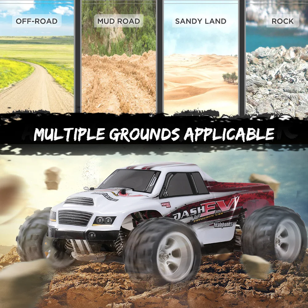 WLtoys A979-B 2,4G 1/18 RC автомобиль 4WD 70 км/ч высокоскоростной Электрический полный пропорциональный большой Педальная накладка RC Гусеничный RTR электрическая игрушка с компьютерным управлением
