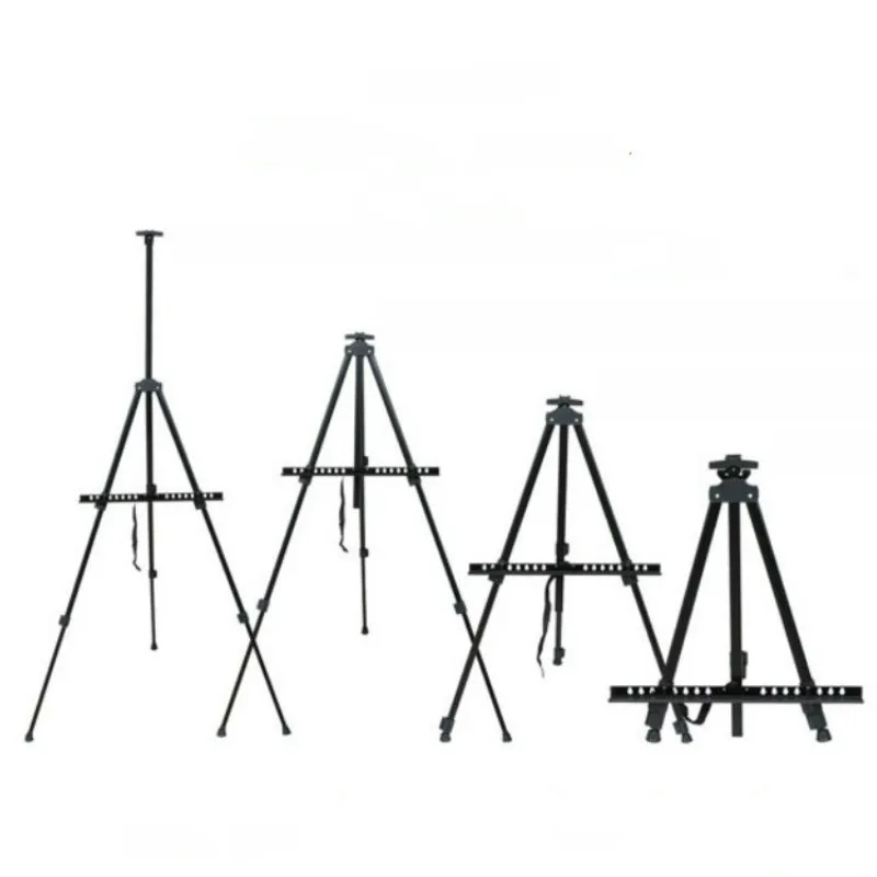 

Lifting telescopic folding metal tripod sketch aluminum alloy iron fluorescent plate support easel