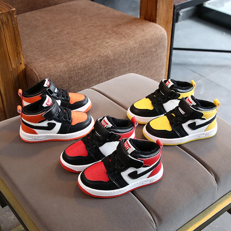 Новая зимняя обувь для девочек детская белая обувь дышащая Спортивная обувь для мальчиков повседневная детская обувь для студентов