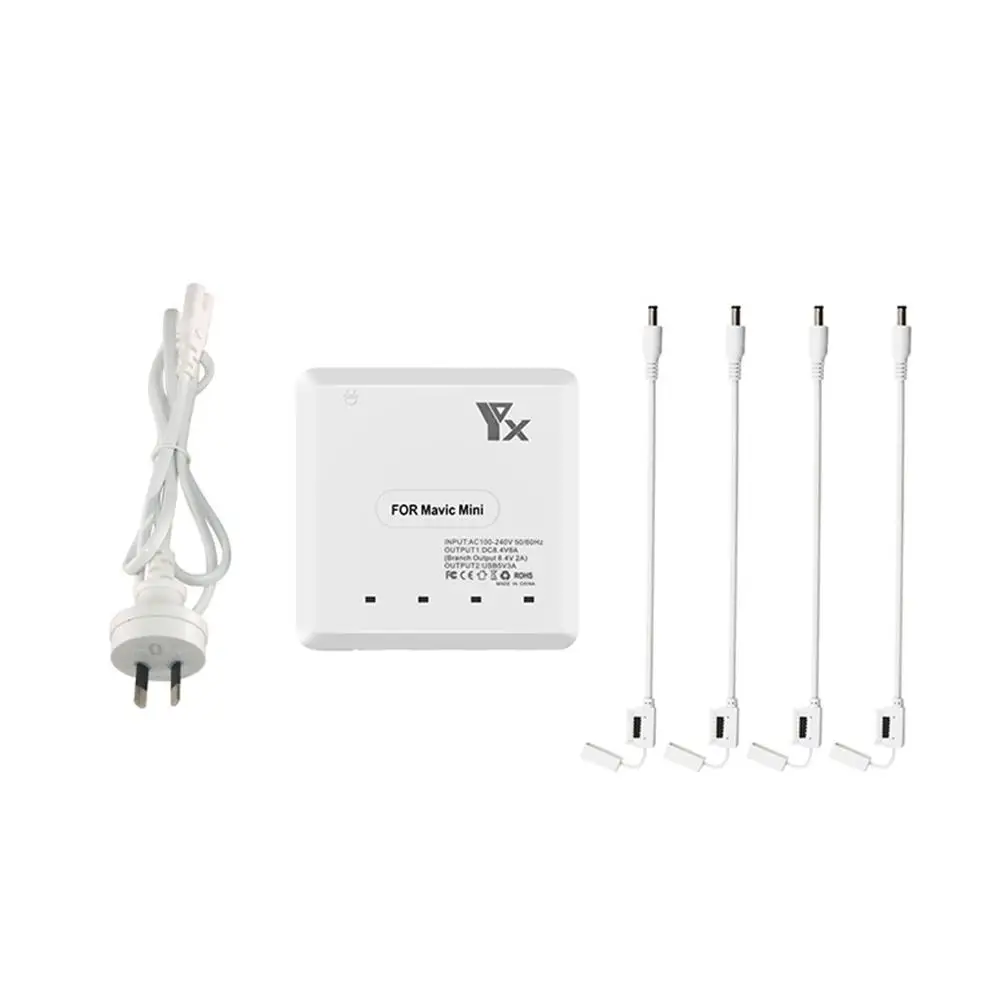 Мини 4 зарядное устройство USB порт Интеллектуальная Зарядка адаптер для DJI Mavic Mini