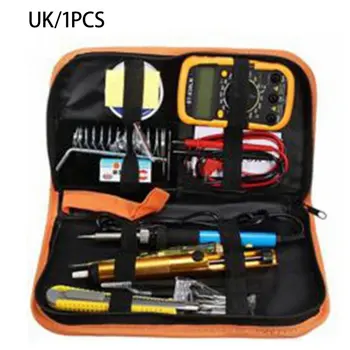 

Electric iron set kit multimeter 60W adjustable temperature electric iron kit set soldering iron tool kit