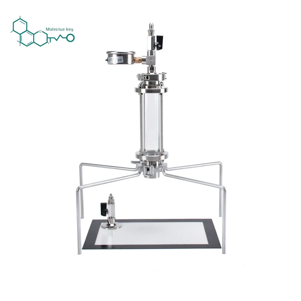 

45g Closed Glass Column Pressurized Extractors BHO Extractor kit