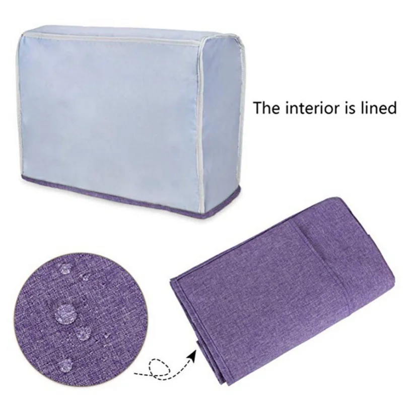  Sewing Machine Dust Cover With Convenient Pockets For Extra Accessories Protective Waterproof Unive