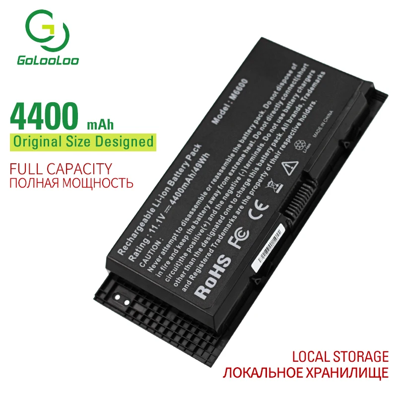 Golooloo 6 ячеек Аккумулятор для ноутбука Dell T3NT1 PG6RC R7PND OTN1K5 N71FM