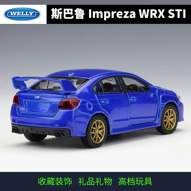 1:36 Subaru Impreza WRX STI сплав модель автомобиля литья под давлением металлическая модель автомобиля