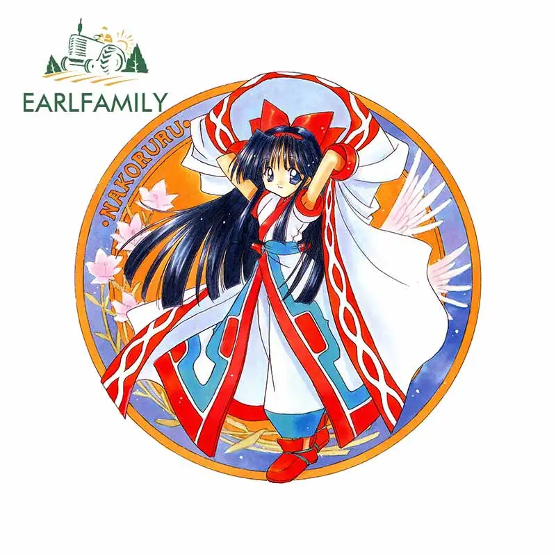 EARLFAMILY 13 см x 12 9 для девочки забавные автомобильные наклейки креативная