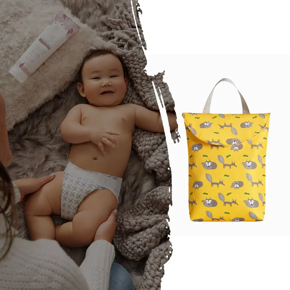 Многофункциональный органайзер для детских подгузников многоразовый Водонепроницаемый модный принт влажная сухая сумка Мумия сумка для хранения дорожная сумка для подгузников