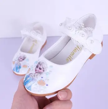 

Fashion Princess Elsa Girls Shoes Kids Fashion Cartoon Kids Shoes Snow Queen Casual Children Shoe Girl Sneakers Size 26-35