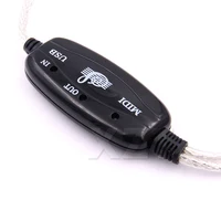 USB Cable IN-OUT MIDI Converter for PC to Electronic Organ Music Audio Keyboard with LED Adapter Cord for Computer Windows 7 - Image 6