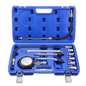 

1set Highly Equipped Cylinder Pressure Gauge Cylinder Fuel Gauge Multifunction Compression Tester Kit Tool Accessories