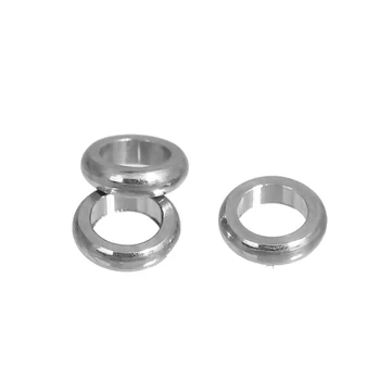 

50 PCs New Stainless Steel Spacer Beads Round Silver Color DIY Jewelry Making Accessories About 4mm Dia, Hole: Approx 2mm