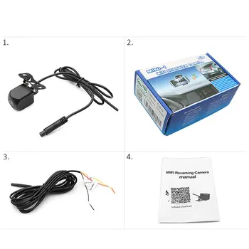 

A2157 WIFI Wide Angle Car Rear View Backup Camera HD Night Vision Waterproof CMOS Sensor Parking Reverse Camera for Cars