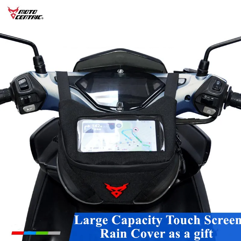 Motorcycle Windscreen Bag Handlebar Bag Fuel Tank Touch Screen Earphone Mobile Phone Navigation for xmax nmax forza vespa motorcycle luggage bag