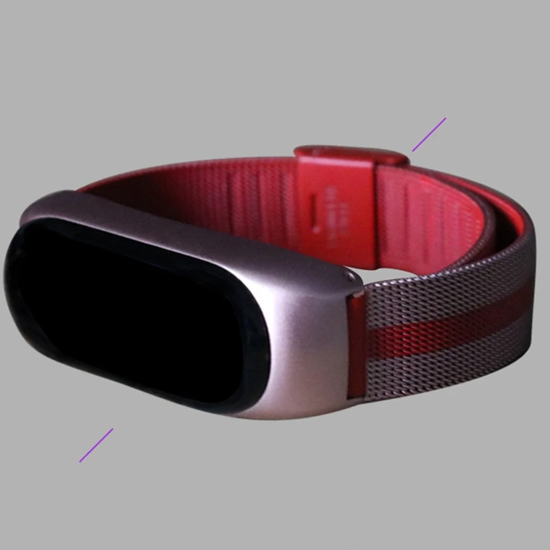 Для mi band 4 3 металлический ремешок браслет для Xiaomi mi 3 4 Безвинтовой для mi Band 4 3 браслет mi Band запястье