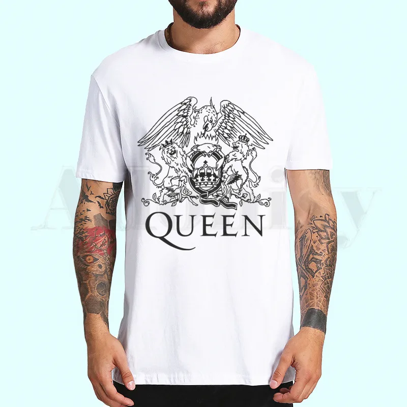 Футболка Freddie Mercury с принтом музыкальной группы The Queen топы на весну и лето