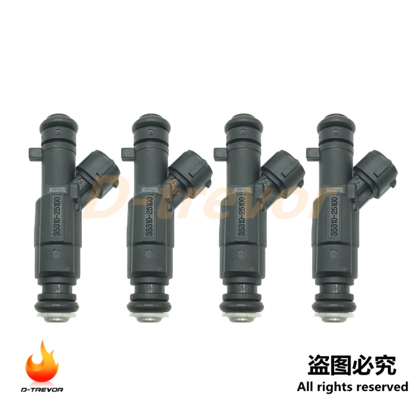 

4PCS 35310-25100 Fuel Injector For KIA Carens Magentis Carnival 2.0L