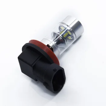 

2Pcs Set Super Bright White H11 H8 2323 60W 6000K -6500K Car LED Fog Driving 0.71*2.24 Inch Light Lamp Bulb
