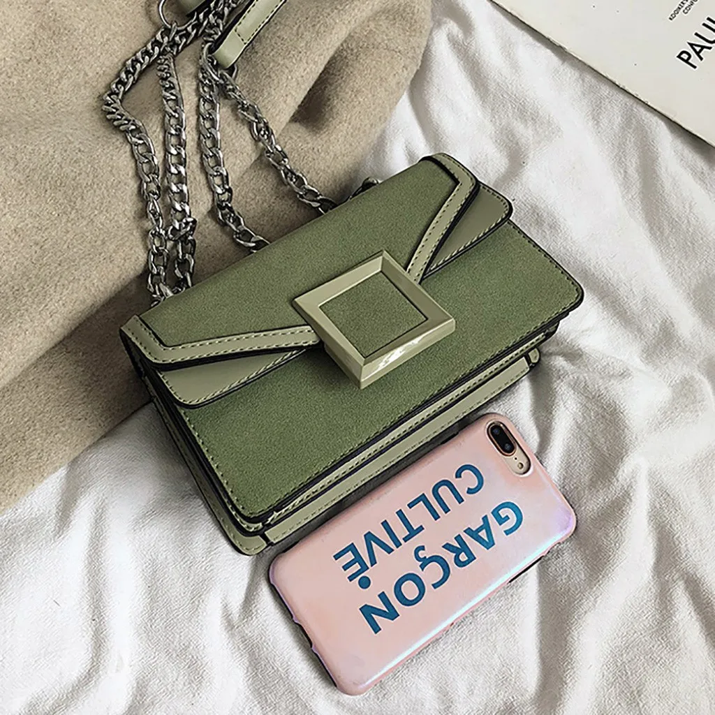 Женская сумка-мессенджер, модная, в стиле ретро, с вышивкой, разноцветные пряжки, с цепочкой, кошелек, Повседневная сумка на плечо, для женщин