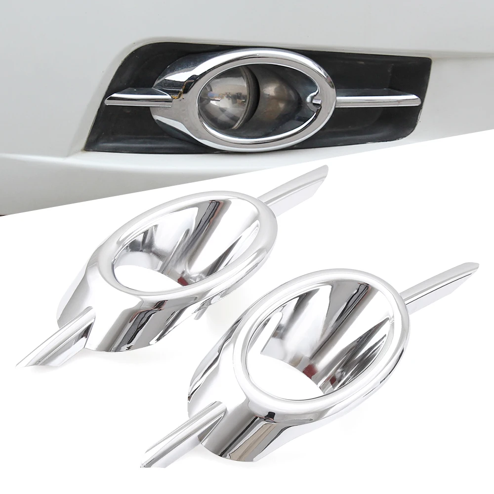 ABS Хром Передняя противотуманная фара крышка/противотуманный светильник рамка