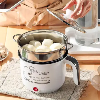 

1.8L Multifunction Non Stick Electric Soup Rice Cooker Bun Steamer Cooking Pot