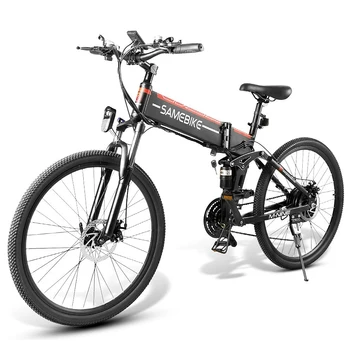 

26 Inch Folding Electric Bike Power Assist Electric Bicycle E-Bike Spoke Rim Scooter Moped Bike 48V