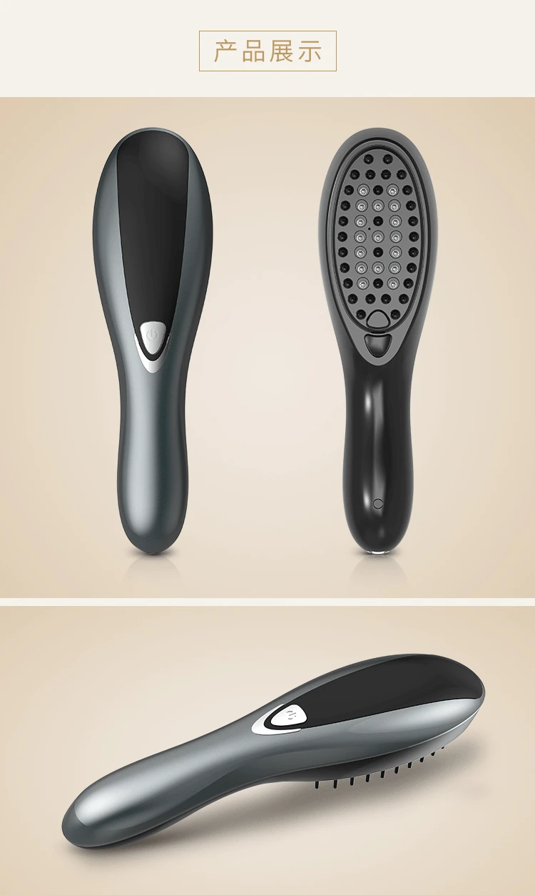New Style Massage Comb Vibration Multi-functional Beauty Tool Germinal Electric Cross Border for Massage Comb Manufacturers Dire