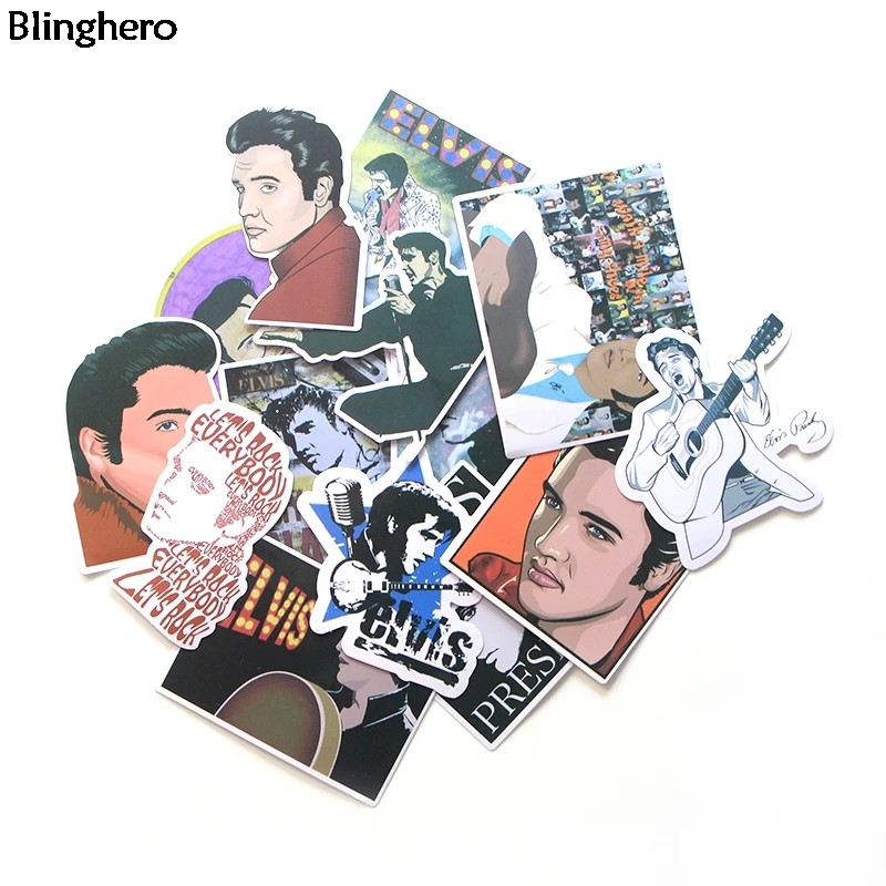 

Blinghero Singer Stickers 14 Pcs/set Refrigerator Stickers Wall Stickers Scrapbooking Sticker Laptop Car Sticker Decal BH0077
