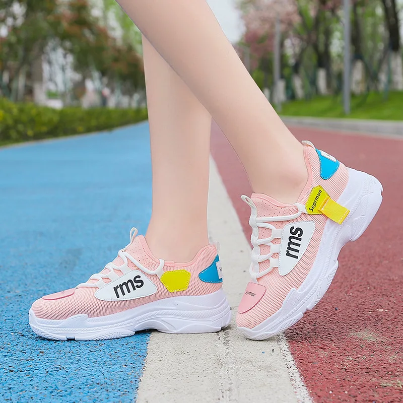 

Dad Shoes Women's Spring Spring 2019 New Style Punched Sheet Red INS Versatile Thick Bottomed Casual MacBook Sports Fashion Summ