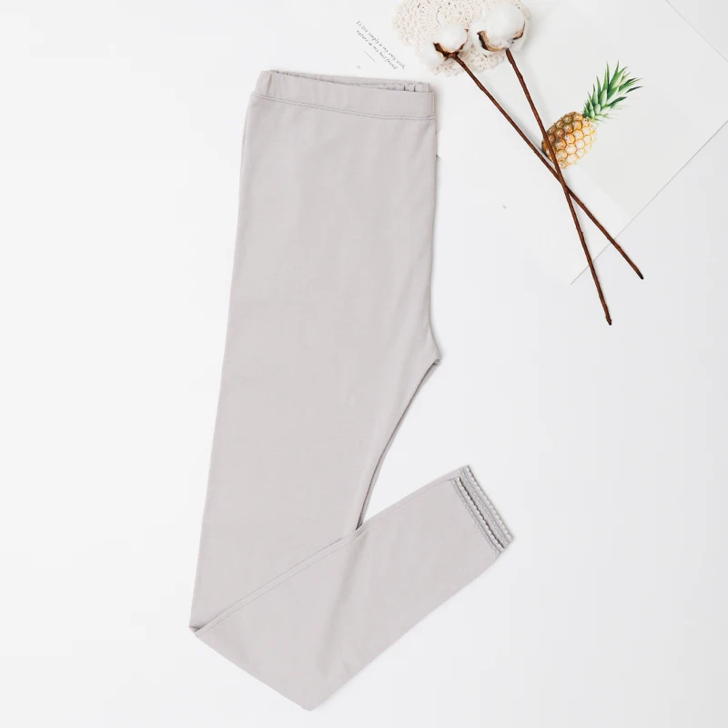 Pregnant Women's Autumn Pants Wear Leggings During Pregnancy Modal Women's Autumn and Winter Pants Cotton Pants Maternity - Цвет: grey
