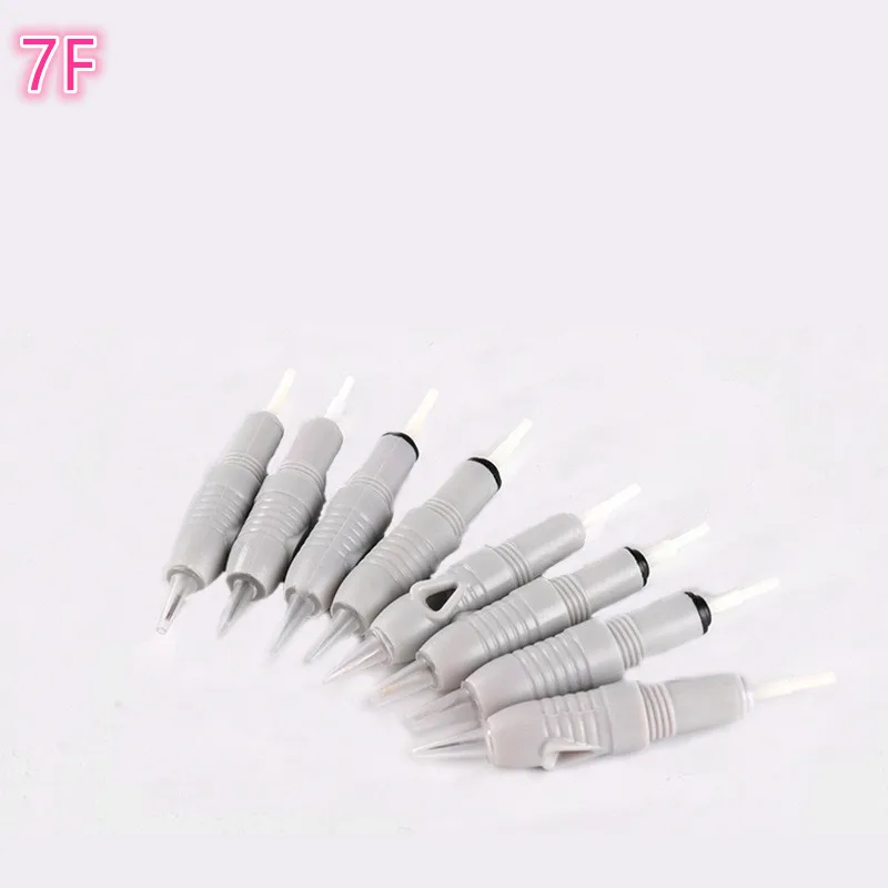 7F needles x 50 Новая дермографическая машина для перманентного макияжа, тату, игла, ручка, тату, набор, тату-пистолет, Liberty, цифровая тату-машина - Цвет: 7F needles x 50