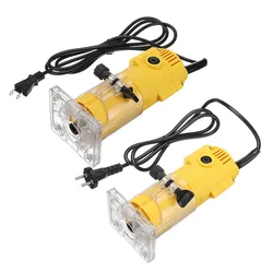 1300w 6.35mm 30000rpm elétrica trimmer madeira laminado roteador ue carpintaria ferramentas de corte escultura fresadora 110v eua/220v