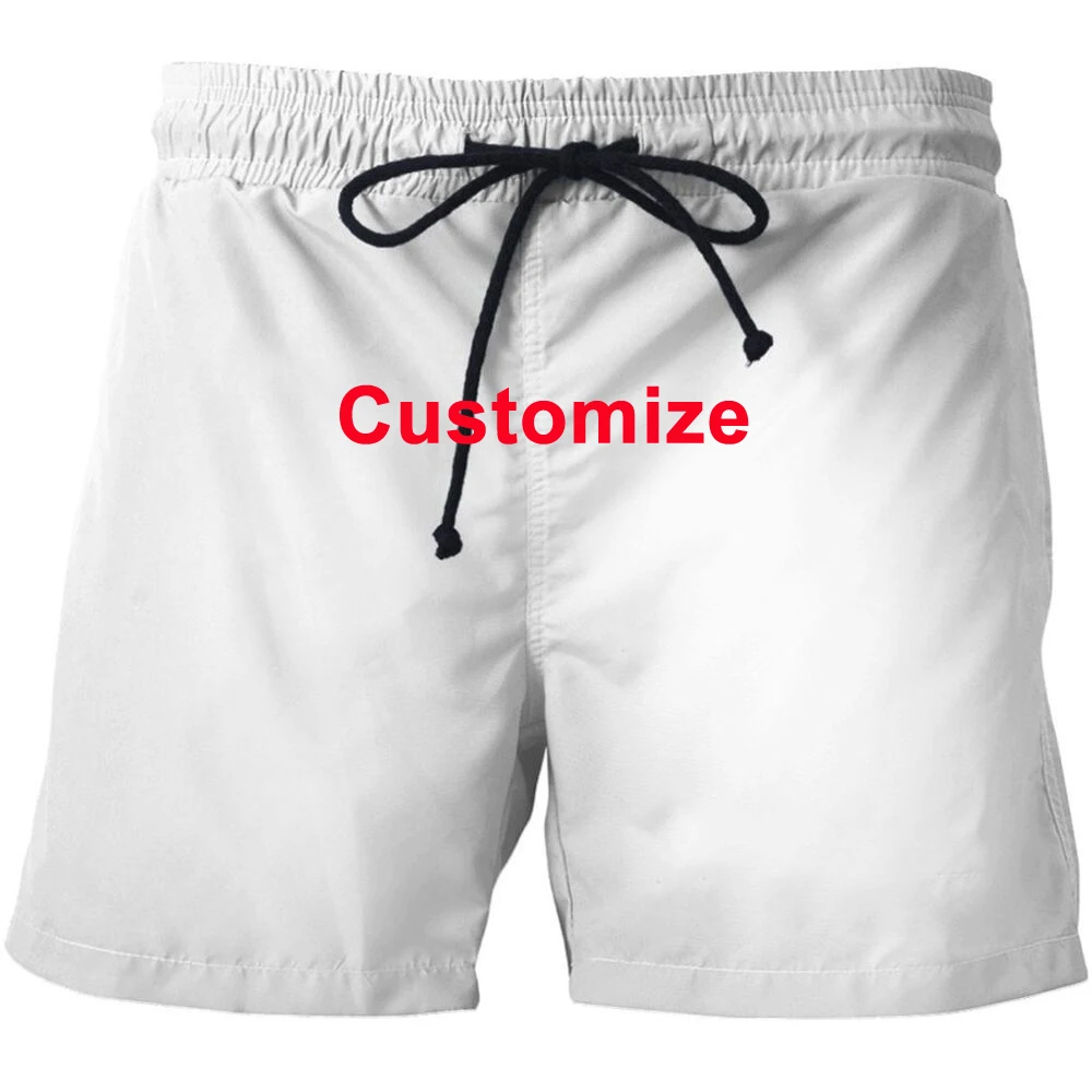 HOP FASHION Unisex Print Drawstring Shorts Summer Beach Baskestball Pants