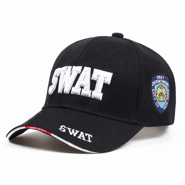 

2019 Tactical Cap Mens Baseball Caps Brand SWAT Cap SWAT Hat Snapback Caps Cotton Adjustable golf hat Gorras Planas high quality
