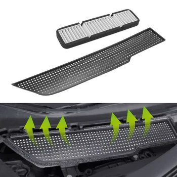 

LEEPEE Car Air Flow Vent Filter Cover Air Conditioning Air Inlet Protective Cover For Tesla Model 3 Car Accessories