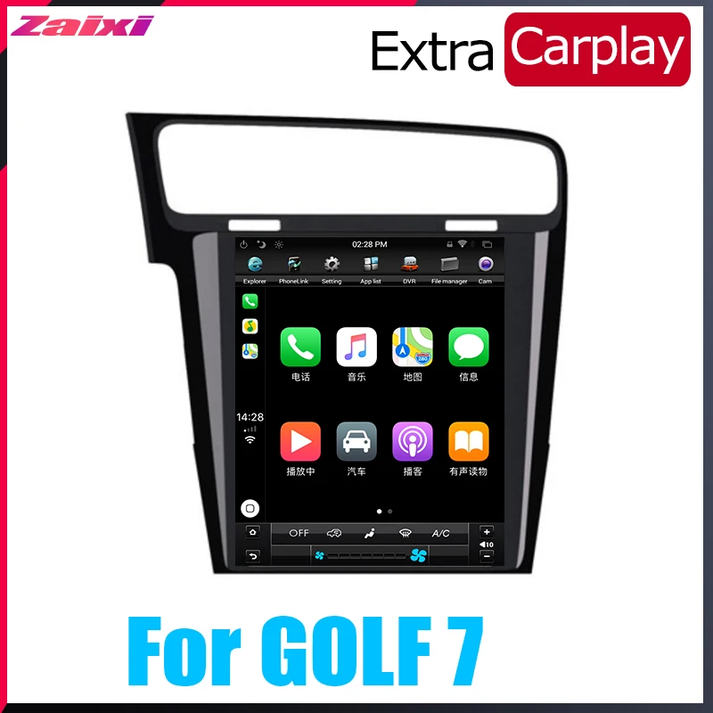 TBBCTEE мультимедиа для Android gps для Volkswagen VW GOLF 7 2013~ радио вертикальный автомобильный сенсорный экран в стиле Tesla экран радио видео USB dab