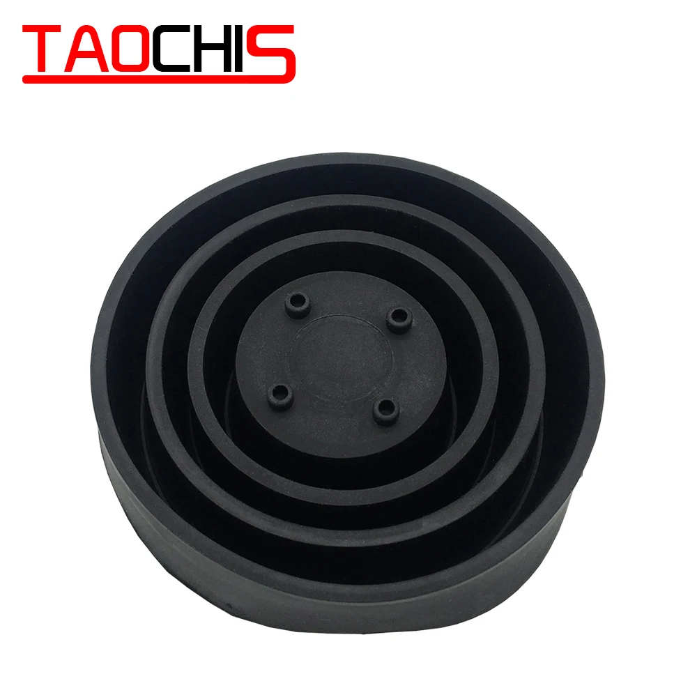 

TAOCHIS 2pcs Car Headlight Universal multifunctional Rubber Boots Waterproof Cover Dust Cap Sealing Head Lamp LED 40mm-100mm