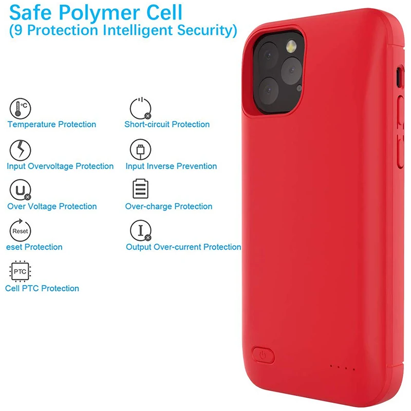 Aroay 4000 мАч банк питания зарядное устройство чехол для iPhone 11 внешнее резервное зарядное устройство банк питания чехол для iPhone 11Pro 11Pro Max